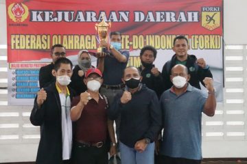 Kabupaten Sidoarjo Juara Umum Kejurda Karate Piala FORKI Jatim